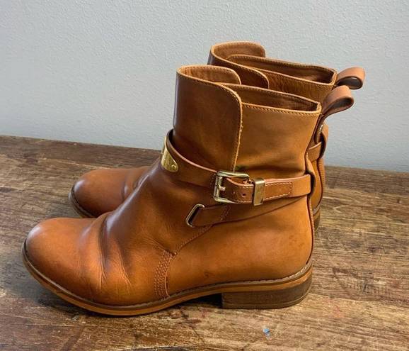 Michael Kors  Brown Leather Ankle Boot