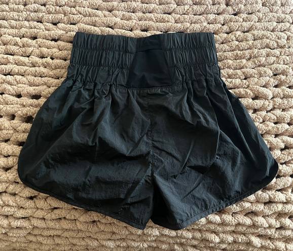 Free People Black The Way Home Shorts