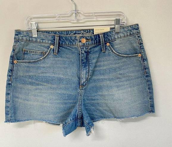 Universal Threads Universal Thread Womens Shorts 14 High Rise Shortie Denim Blue Cut Off Booty