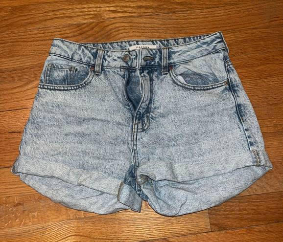 PacSun light blue mom shorts