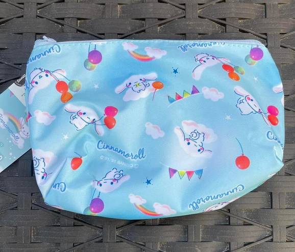 Sanrio  Blue Cinnamoroll Trapezoid Zipper Pouch