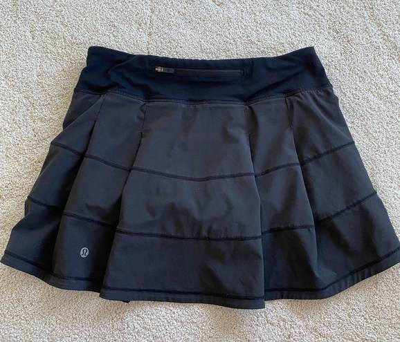 Lululemon Black Pace Rival Skirt Tall