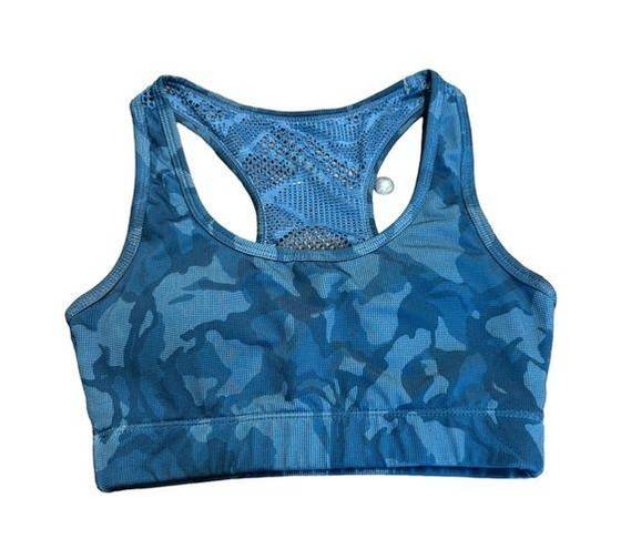 Zyia  | Blue Camo Bomber Bra | Size XXS