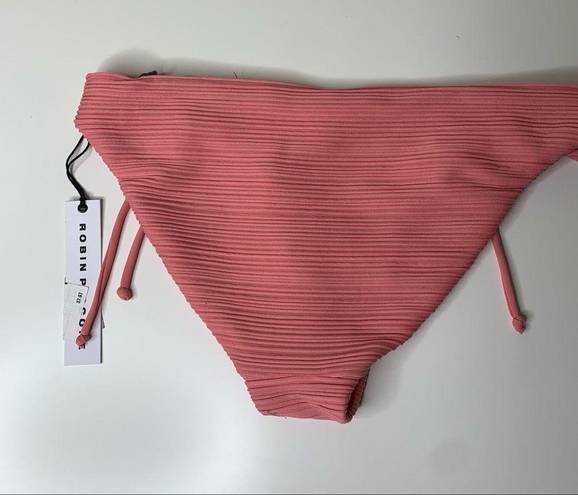 Robin Piccone  Lily Side Tie Pink Bikini Bottoms