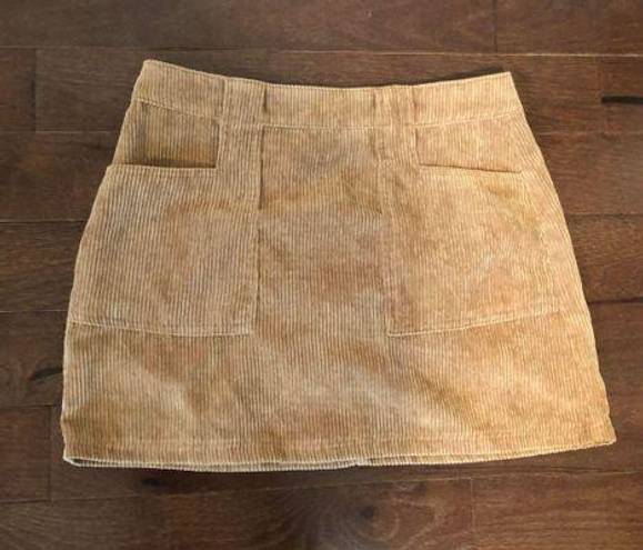 Urban Outfitters Tan Mini Skirt 