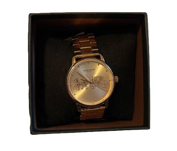 Coach  Rose Gold Tone Women’s Watch