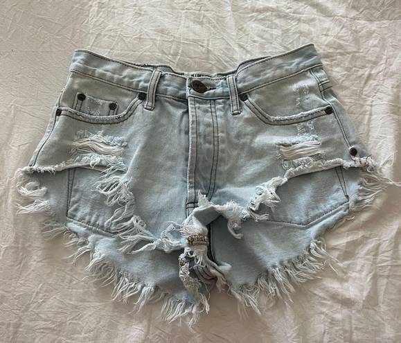 One Teaspoon Jean Shorts