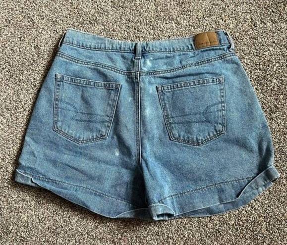 American Eagle  mom shorts denim jean high waisted size 10 blue