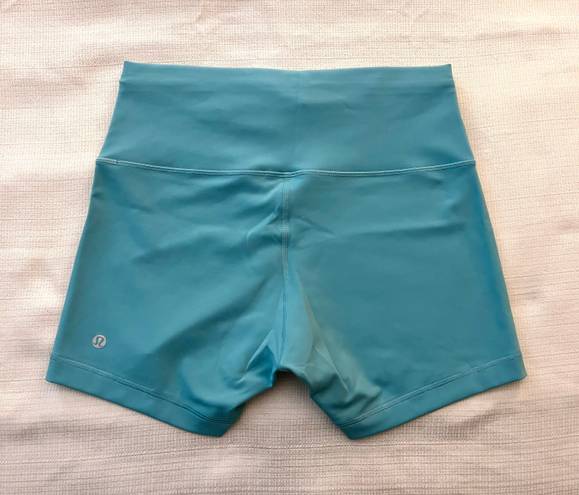 Lululemon Wunder Train High-Rise Shorts 4” - Tidal Teal