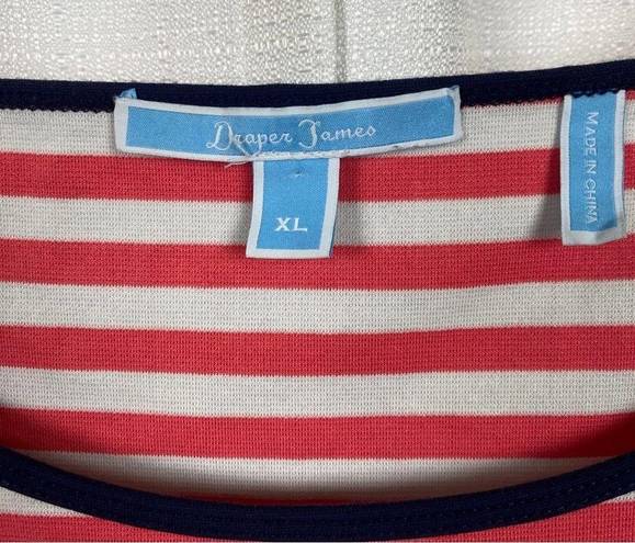 Draper James  Blue&White Stripe Ponte Knit A Line Dress Sz.XL