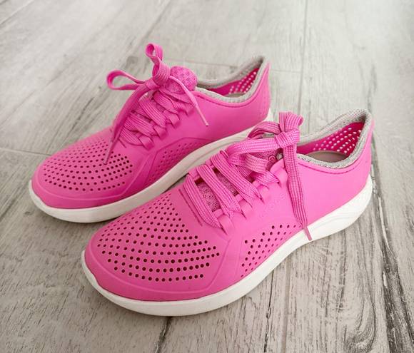 Crocs LiteRide Pink Pacer Sneakers