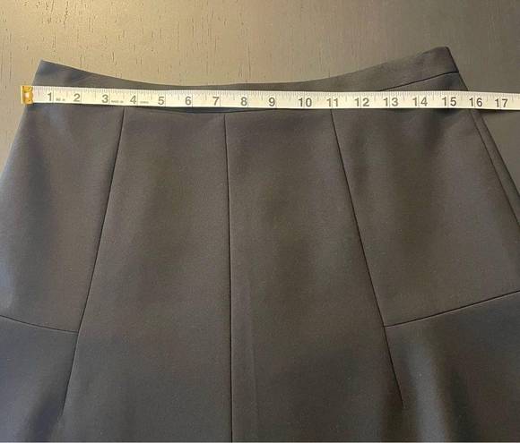 J.Crew  Black Flared Mini Skirt Women’s Size 6