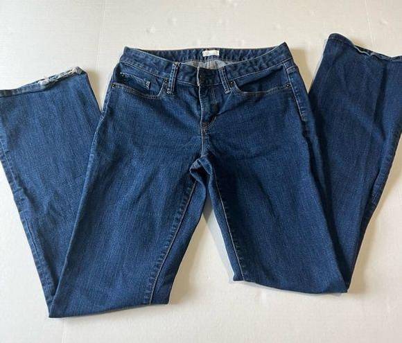 Gap  Long and lean mid rise jeans medium blue size 26 L boot cut flare