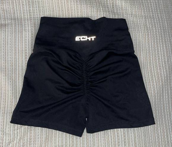 Echt Apparel Black Biker Short