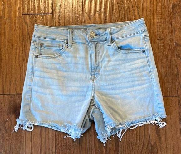 American Eagle  high rise shortie cutoff jean short 10