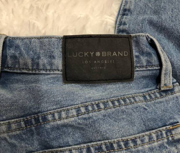 Lucky Brand Drew High Rise Raw Hem Mom Jeans 2/26