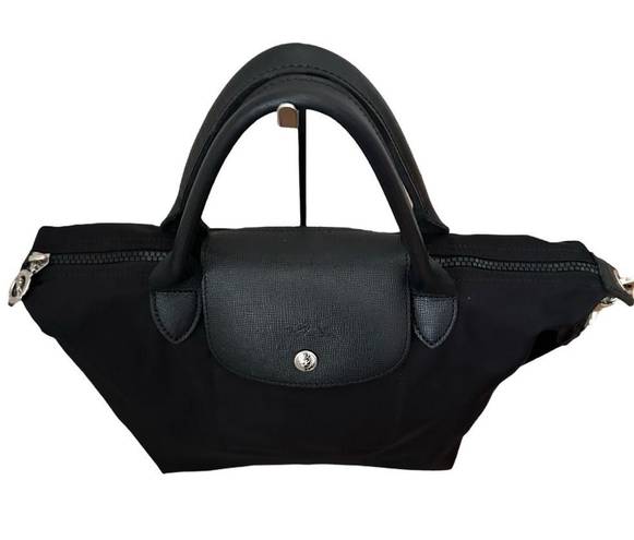 Longchamp  Le Pliage Neo Small Nylon Shoulder Bag - Black