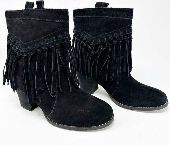 sbicca  'Sound' Fringe Suede Bootie 8