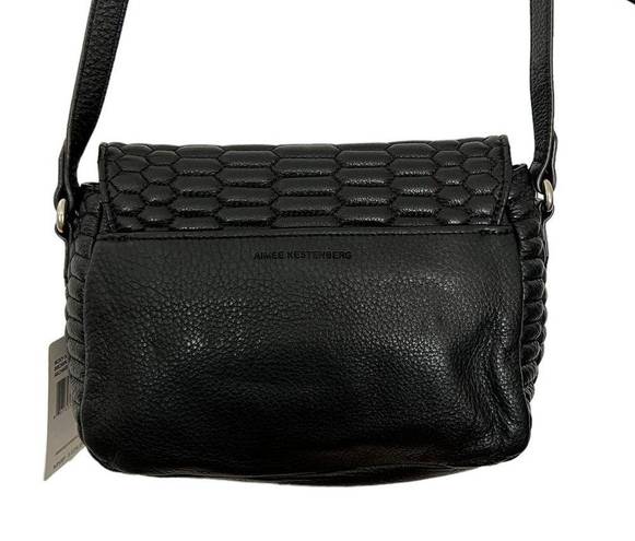 Aimee Kestenberg  Roxy Crossbody Digital Snake Purse Black Brown