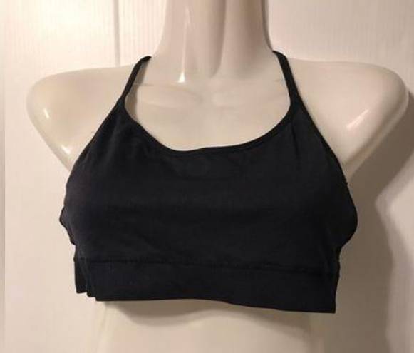 Bally Total Fitness  sports bra black women’s fits size large