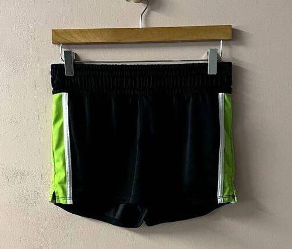 Xersion  Black & Green Stripe Athletic Shorts