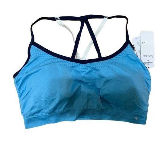 Splendid  studio women's blue color block sports bra size XL NEW