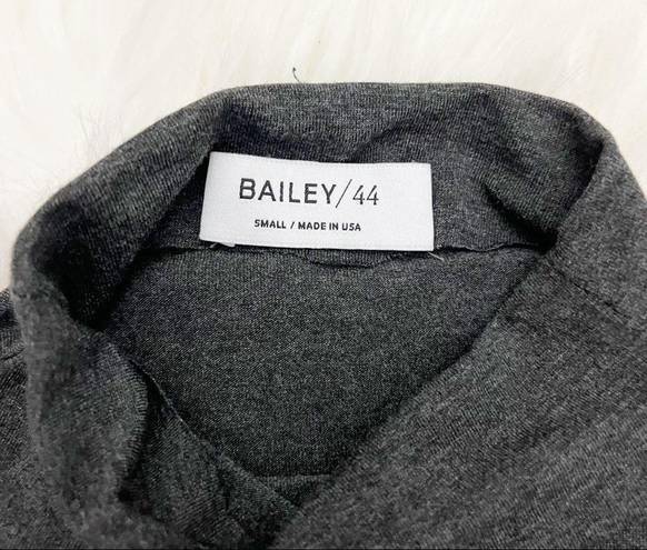 Bailey 44 Gray long sleeve Cold Shoulder Top