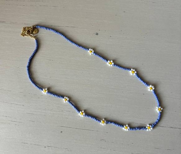 Madewell NWOT  Seed Bead Daisy Choker Necklace