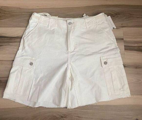 Pilcro  Bermuda Off White Cargo Shorts