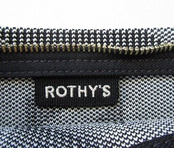 Rothy's NWT Rothy’s The Wristlet in Black Houndstooth Zip Top Clutch Purse