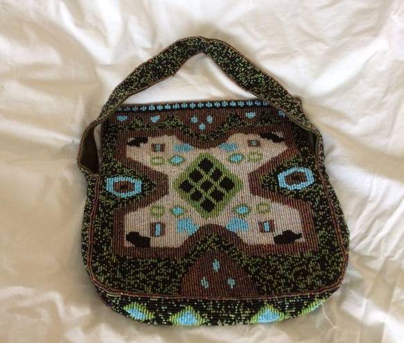 Beaded Purse intricate design and lined in Silk