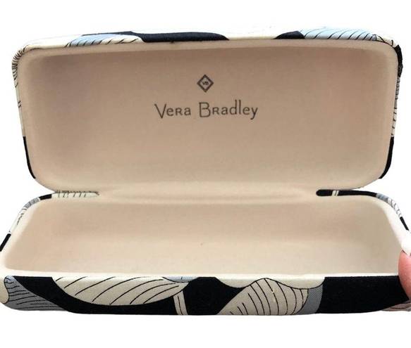 Vera Bradley  Black Camellia Glasses Case Included