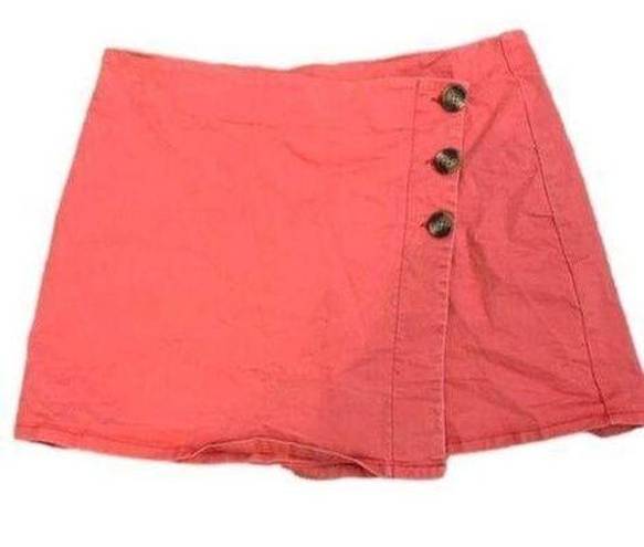 REWASH  Button mini skirt