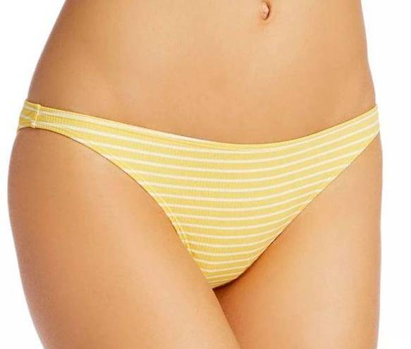 ONIA  Swim Bottoms Ashley Yellow Sun Stripe Snapdragon Beach Pool Bikini Med NWT