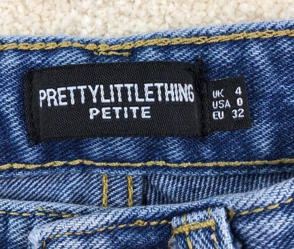 Pretty Little Thing : Wide Leg Slit Jeans