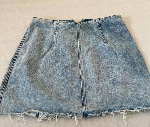 GRLFRND  Twiggy Denim Mini Skirt