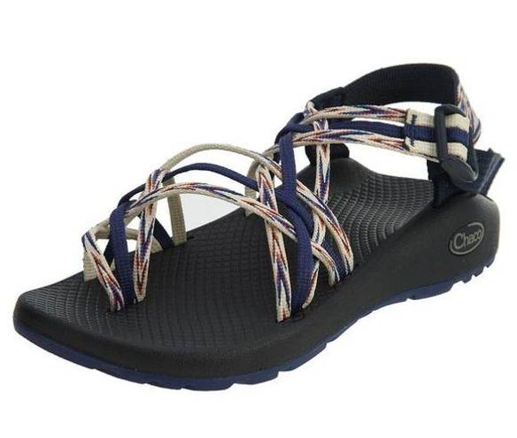 Chacos Chaco Zx3 Blue/White Strappy Outdoor Hiking Sport Sandals