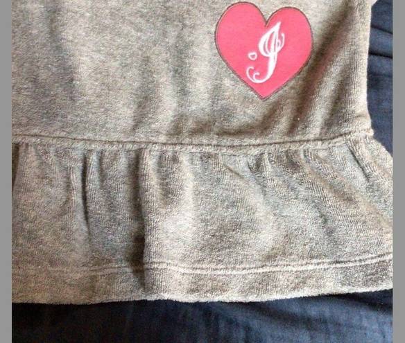 Juicy Couture  Pam & Gela Heather Janey Terry Fashion Gray Hooded Cover Up Dress