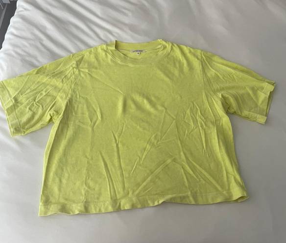 Citizen Cotton  Neon Yellow Tokyo Crop Tee