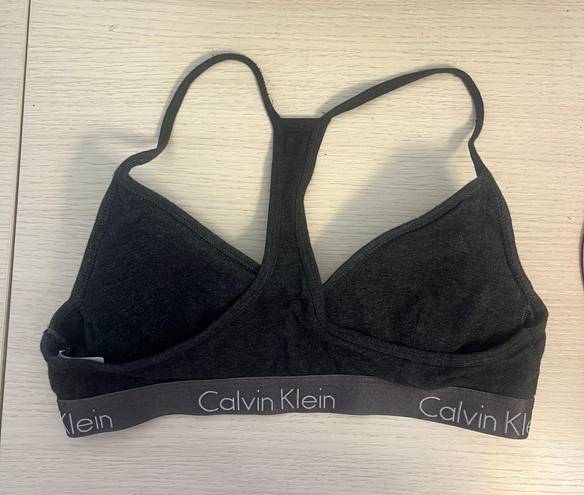 Calvin Klein Gray Triangle Bralette