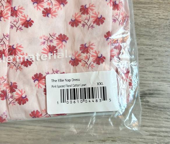 Hill House  The Ellie Nap Dress in Pink Spaced Floral Cotton Lawn Size XXL NWT