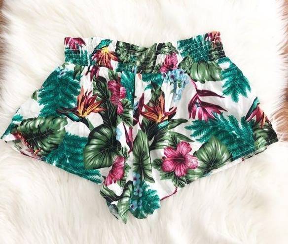 SEEK the Label  Tropical Stretch Shorts