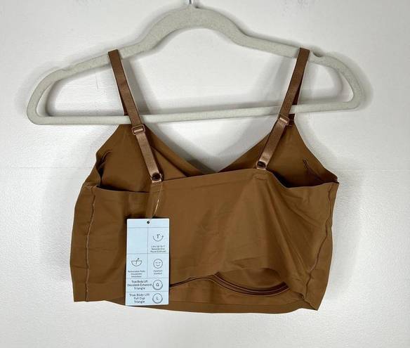 Krass&co NWT True &  Sz Large Tan Adjustable Strap Stretchy Bra