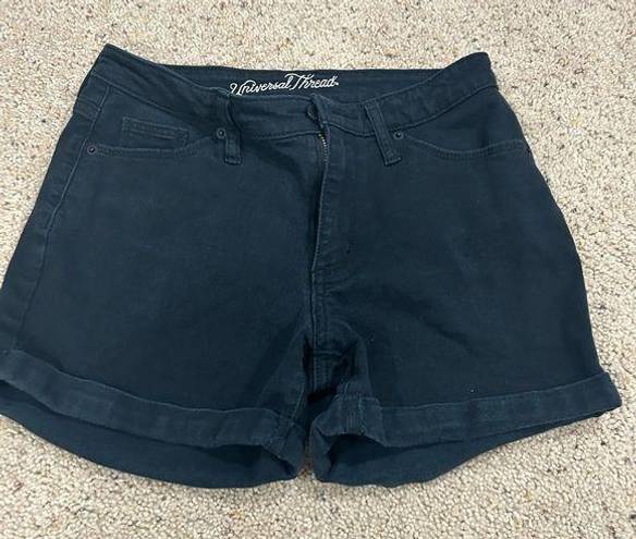 Universal Threads Black  Jean Shorts