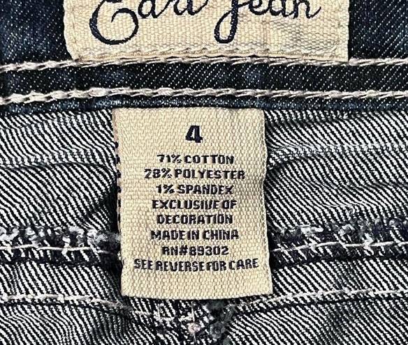 Earl Jean Women’s Blue Denim Mini Skirt (Medium Wash)