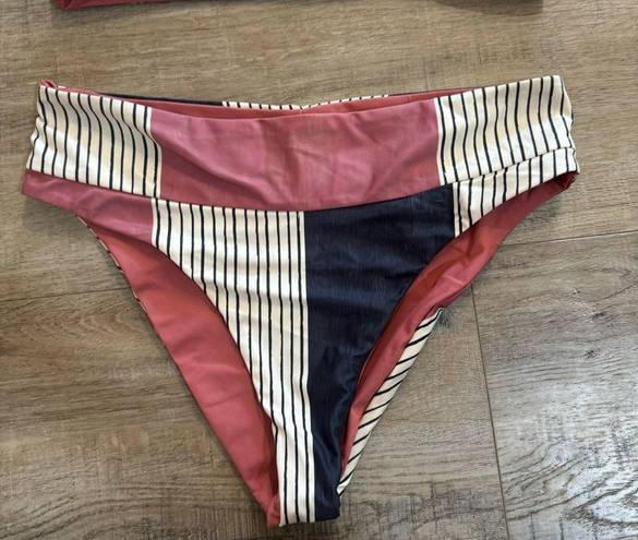 Rip Curl  Open Road Reversible Tri Bikini Top and Bottom Size M