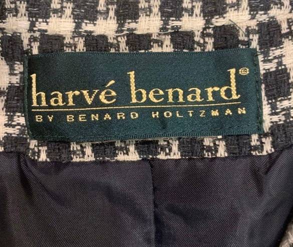 Harvé Benard Vintage Houndstooth Blazer