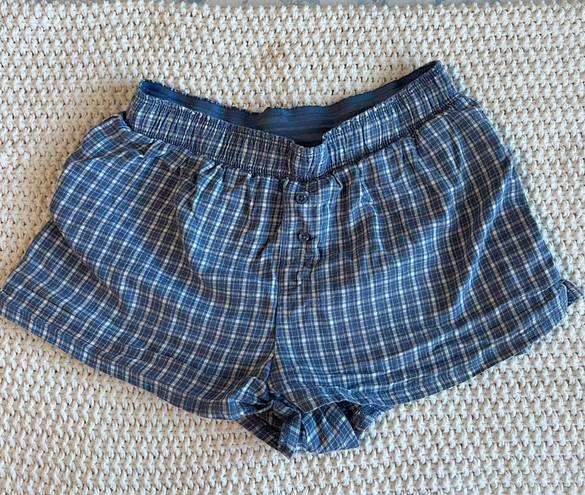 Pajama Shorts Blue Size XS