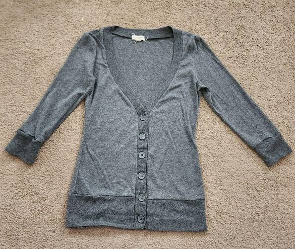 Zenana Outfitters Charcoal Cardigan, Women's S