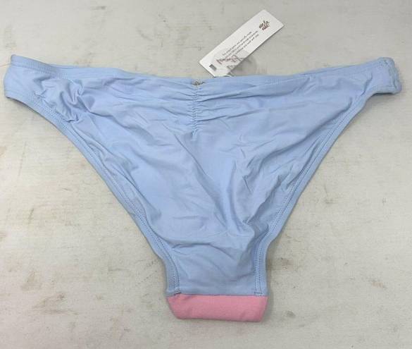 PilyQ  Multicolor Pebble Blue Pink Color Block Full Swim Bottom